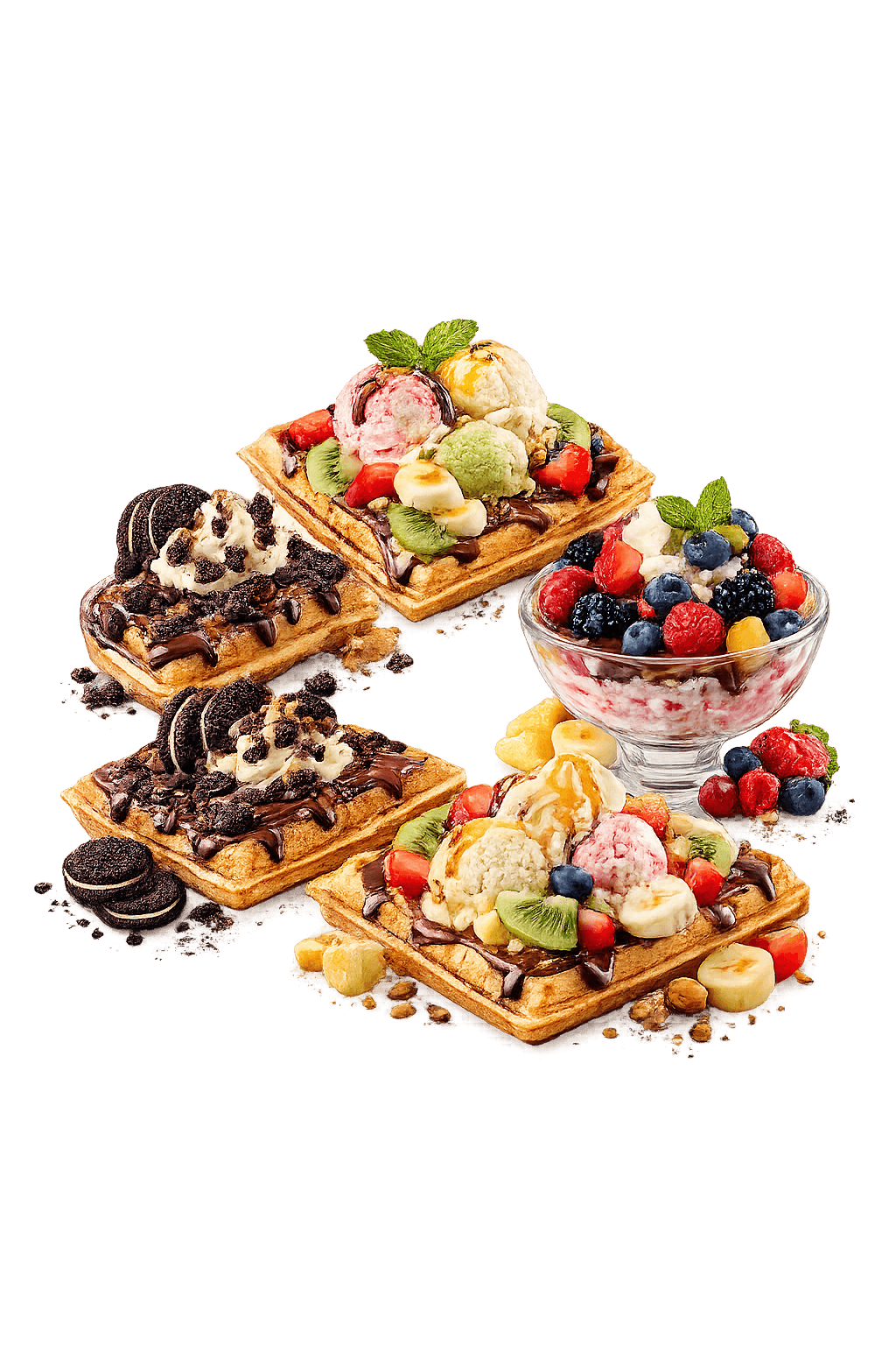 Representative image of waffle varieties